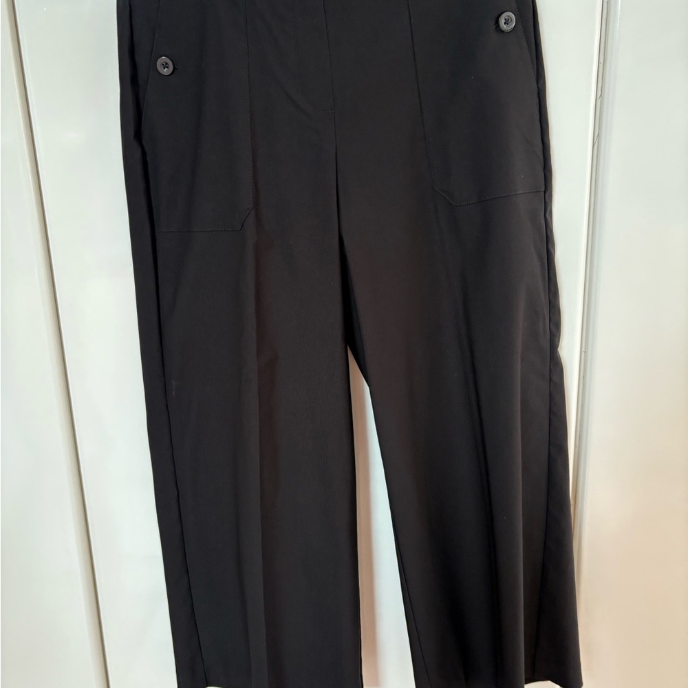 Black Wide-Leg Pants